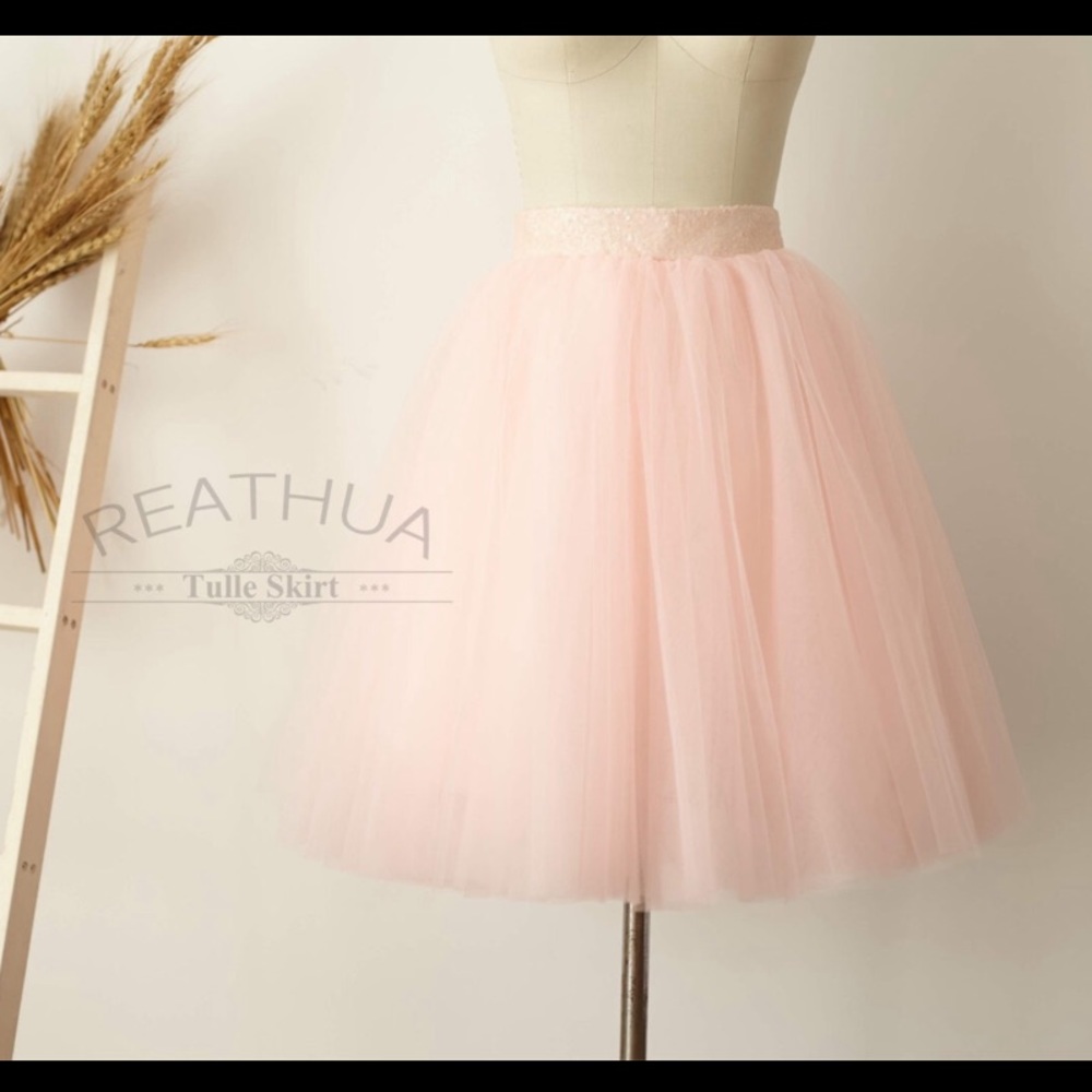 Peach/Blush Tulle Skirt